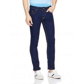 Modern Look Men's Stretchable Fabric Blue Slim Fit Jean...