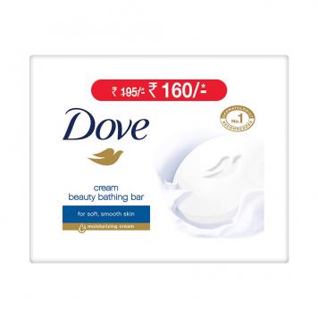 Dove Cream Beauty Bathing Bar, 100g (Pack of 3
